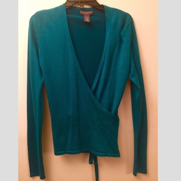 BANANA REPUBLIC  Kelly Green Classic Sweater - Picture 1 of 1